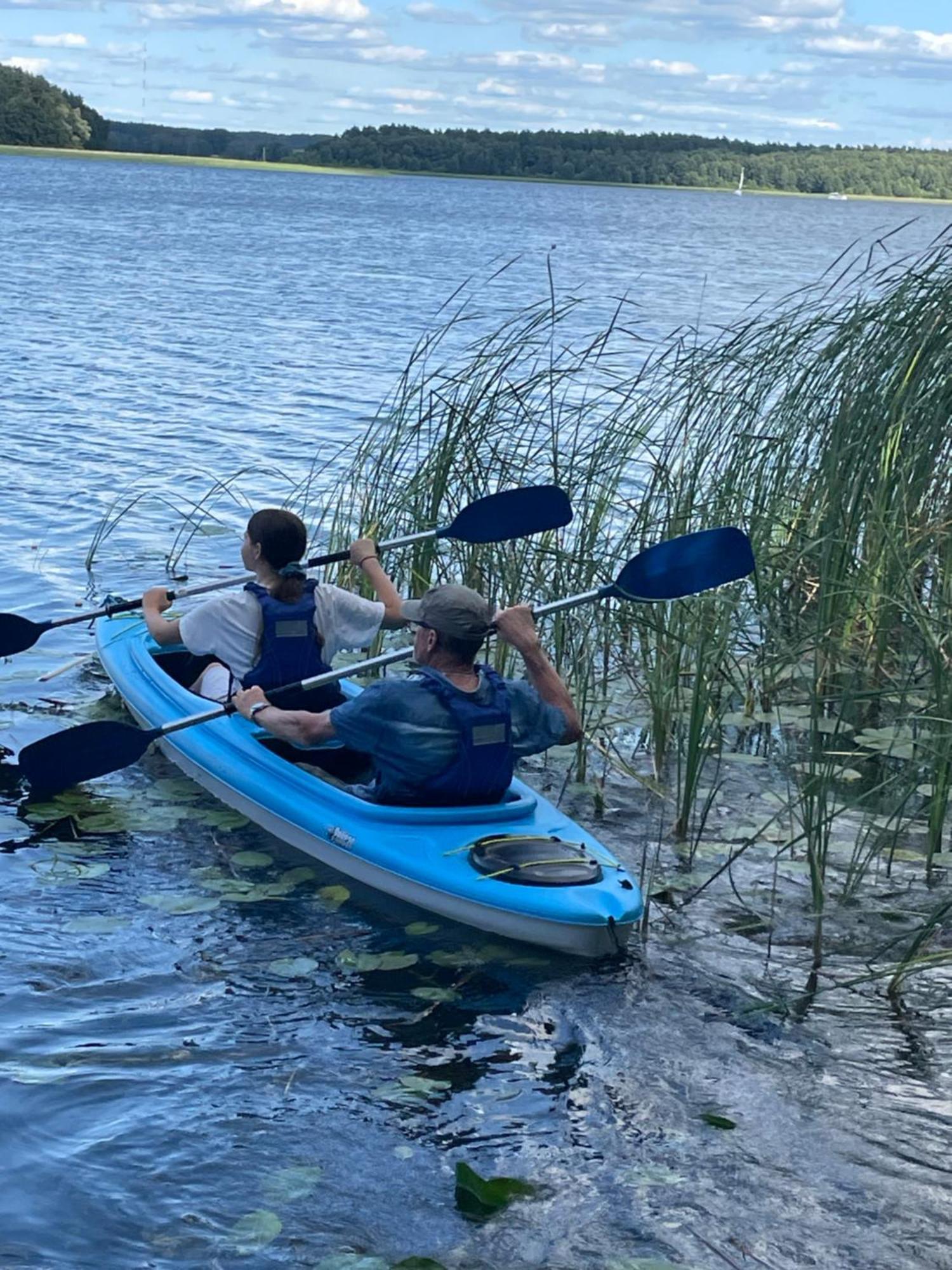 Dom Nad Jeziorem Mazury Pomost Segment 1 Kozin Kültér fotó