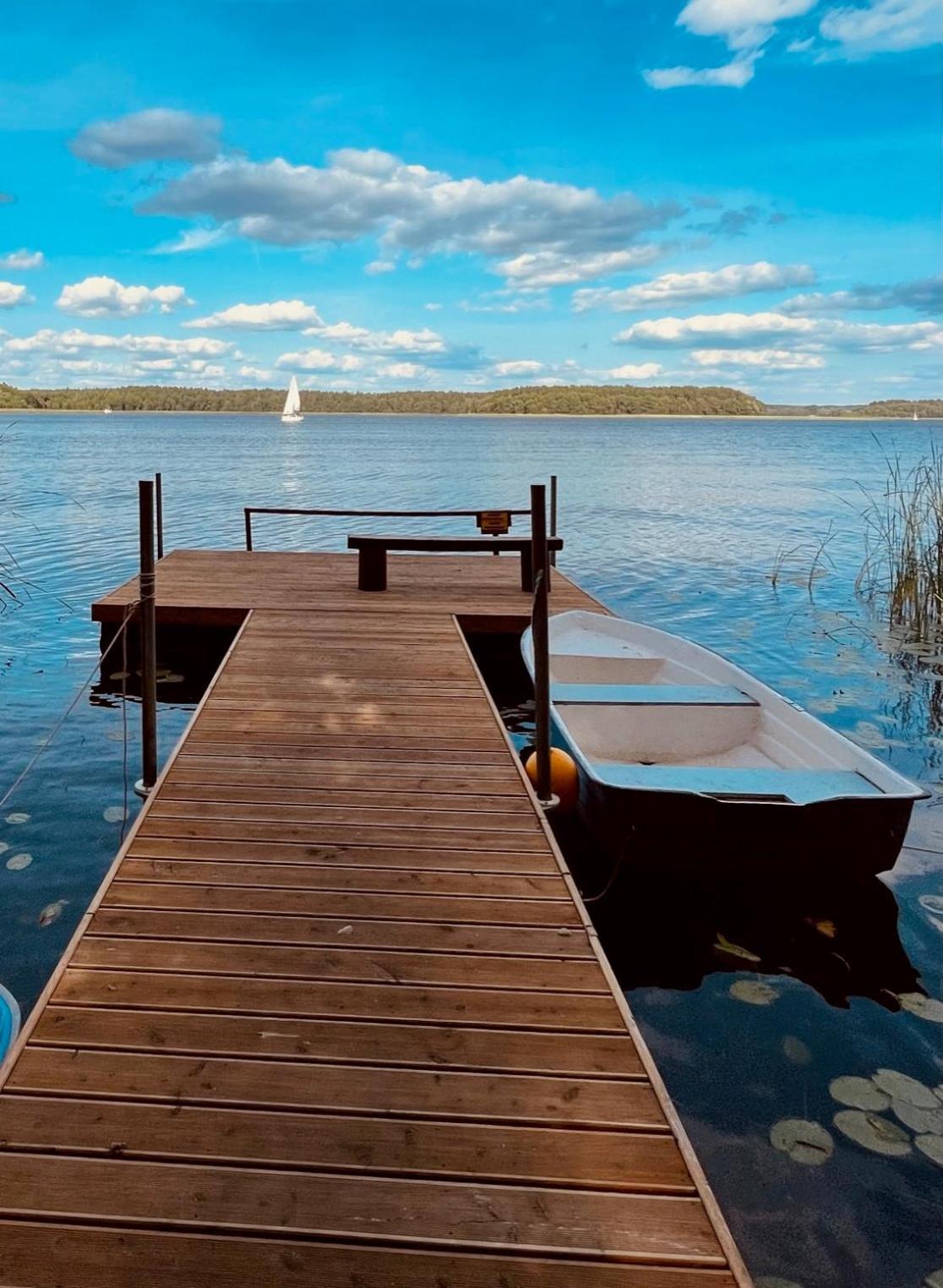 Dom Nad Jeziorem Mazury Pomost Segment 1 Kozin Kültér fotó